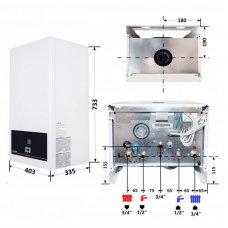 Котел газовий Airfel DigiFEL Premix 38 кВт